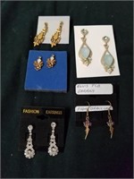 Nice group of earrings one pair is from Elvis