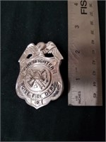 Firefighter badge Boise Fire Department number