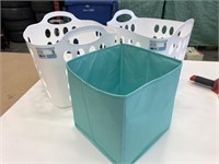 New Laundry Baskets & Used Storage Tote