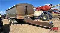 2001 Midland Unibody Pup Grain Trailer 18'