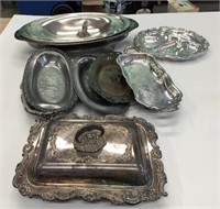 Lot of EP Silver Trays