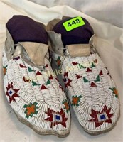 Adult beaded moccasins