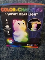 New color changing squishy bear light