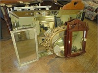 HUGE COLLECTION OF VARIOUS SIZE MIRRORS