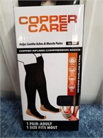 New copper care copper infused compression socks