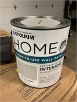 Rustoleum Interior Eggshell Gray Paint x 2 Gals