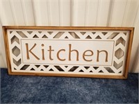 Super cute new wood kitchen sign 13x 31.5 in