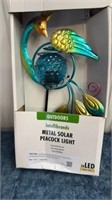 New metal solar, peacock light