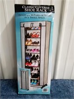 New shoe rack holds up to 30 pairs of shoes