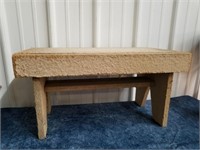 Small particle board bench or planter stand