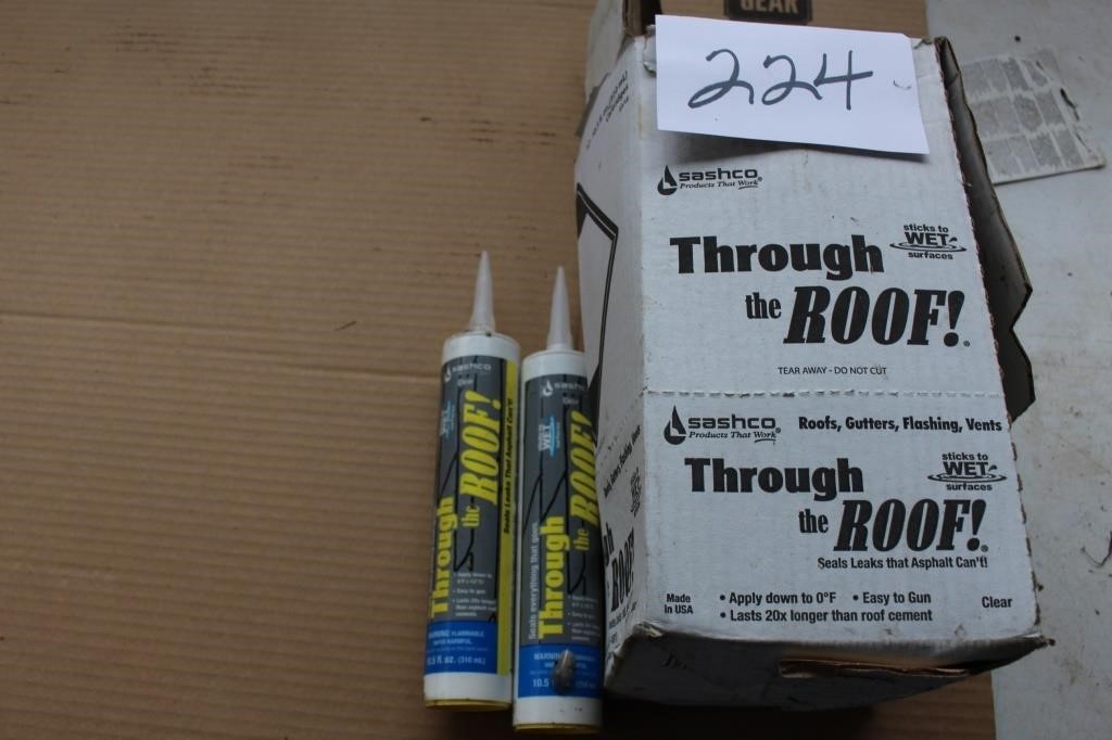 9 TUBES ROOFING SEALANT, CAN APPLY WHILE RAINING