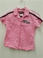 Children's size 6 Harley Davidson pink shirt