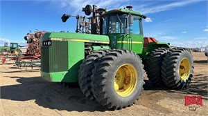 1984 JD 8850 4 Whl. Dr. Tractor