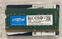 Crucial 8GB Single DDR4 2400 MT/S (PC4-19200) SR