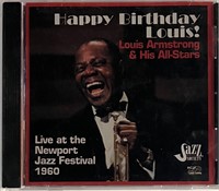 Louis Armstrong Happy Birthday Louis CD. 5x6 inche