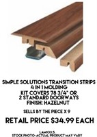 Simple Solutions Transition Strips x9 Pieces