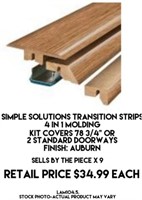 Simple Solutions Transition Strips x9 Pieces