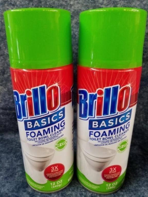 Two new Brillo Basics homing toilet bowl cleaner