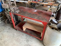 Rolling Work Bench With Vice