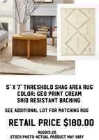 5' x 7' Threshold Shag Area Rug