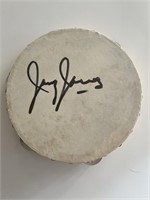 Jimmy Jones signed tambourine