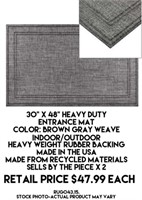 30"x48" Heavy Duty Entrance Mat x2