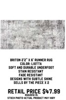 Briton 2'2"x6' Runner Rug x2