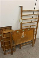 Mid Century Toddler Bed 4pc Only