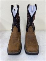 Justin Western Boots Sz 10-1/2D w/Safety Toe