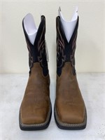 Justin Western Boots Sz 12D w/Safety Toe