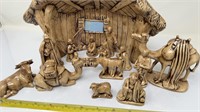 Nativity Set Ceramic 15 pc