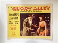 Glory Alley 1952 vintage lobby card