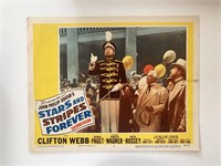 Stars and Stripes Forever 1952 vintage lobby card