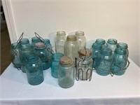 LOT Vintage Canning Jars