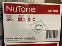 NuTone® 9417DN 1-Bulb Heater w/ Vent Fan x 3