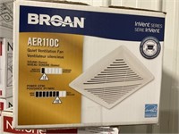 Broan® AER110C Invent™ Quiet Ventilation Fan