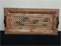 24x11.75-in decorative metal tray