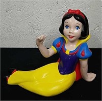 12x 8.5 in hand-painted ceramic Snow White figure