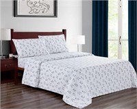 SOFTAN 4PC SHEET SET DOG FULL POLYESTER