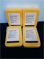 Four new premium extra large all-purpose sponges