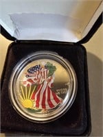 1999 Silver Eagle Dollar in Clamshell Case