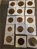 15 Old Foreign Coins