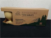 New biodegradable goblets