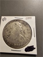 1799 Mexico Silver 8 Reales
