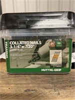 3-1/4"x.120" Framing Collated Nails(1,000ct.) x2