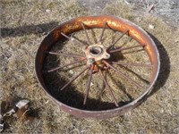 One 28" Steel Wheel