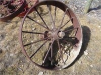 One 36" Steel Wheel
