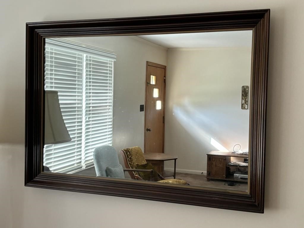 Large Framed Wall Mirror