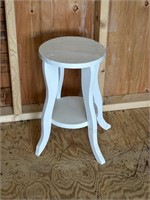 White Painted Plant Stand