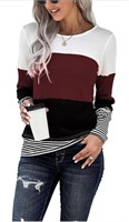 KINGFEN WOMEN'S HENLEY SHIRTS RIBBED LONG SLEEVE